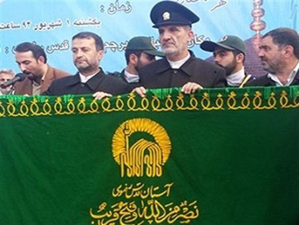 خادمین حرم مطهر رضوی وارد شهرستان آستارا شدند + تصاویر