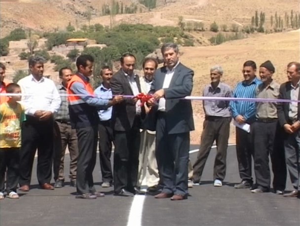 راه آسفالته روستای قالین قیه شهرستان کوثر افتتاح شد