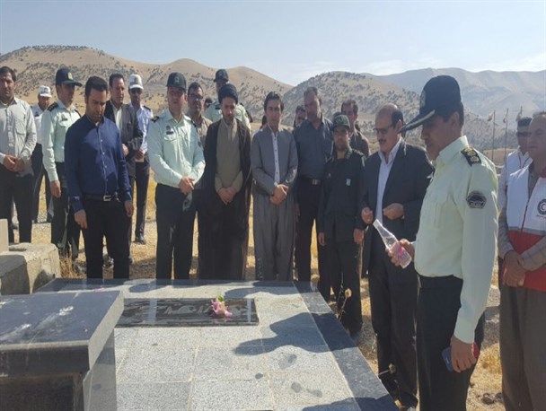 مراسم تودیع و معارفه فرمانده نیروی انتظامی ثلاث باباجانی برگزار شد