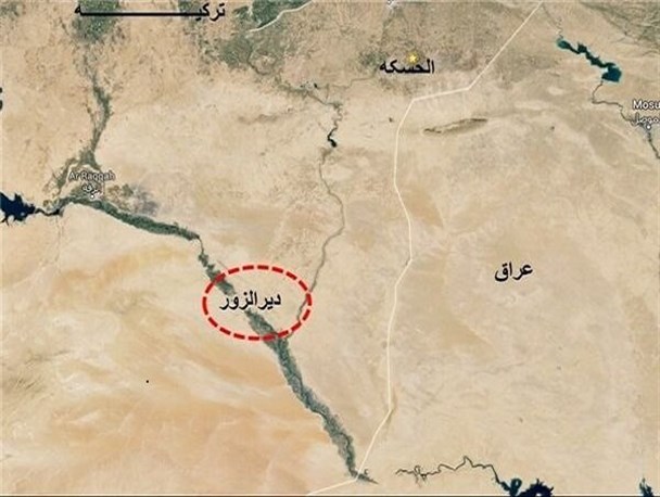 حمله هوایی ارتش آمریکا به دیرالزور سوریه