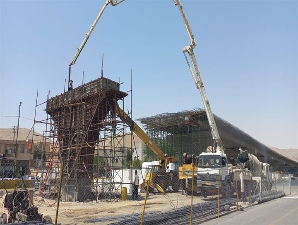 پیشرفت تقاطع غیر هم‌سطح سنجان در ۸ سال گذشته ۲۰ درصد در یک سال اخیر ۵۰ درصد