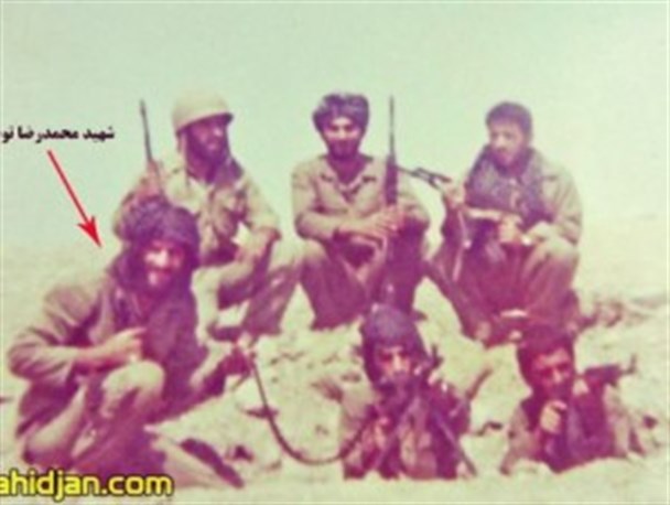 عکس دسته جمعی که آخرین درخواست شهید شد
