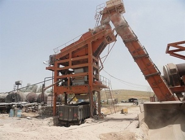 تنها کارخانه آسفالت خلیل آباد مجهز به فیلتراسیون شد
