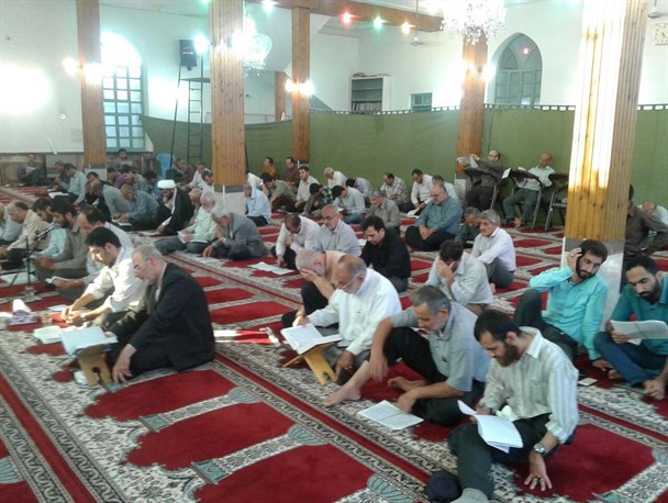 مراسم دعای عرفه در مسجد جامع کلاچای +تصاویر