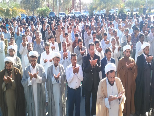 نماز عید قربان درریگان اقامه شد