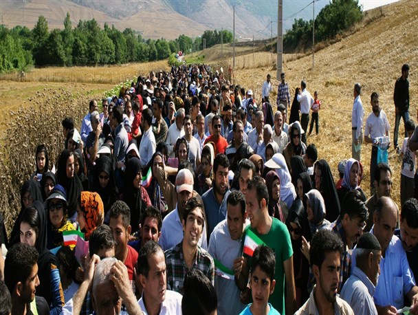 همایش بزرگ پیاده روی در مارگون