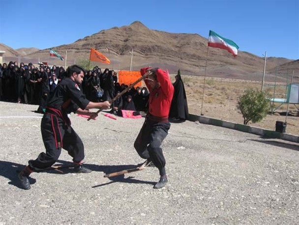 برگزاری نمایش «رزم انفرادی» گروهان رزمی ذوالفقار بوانات + تصاویر