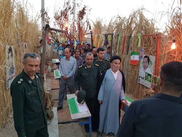 افتتاح نمایشگاه از فرات تا شام در کاکی