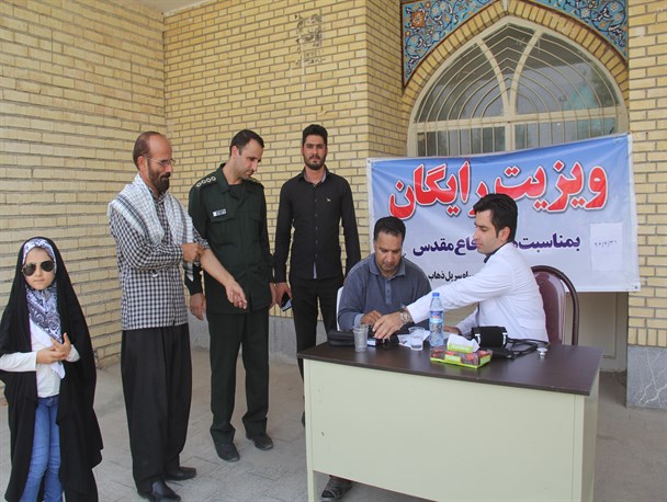 برپایی ایستگاه سلامت با همکاری شبکه بهداشت در شهرستان سرپلذهاب + تصاویر