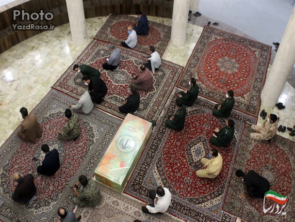 برپایی مراسم میثاق با شهیدان در باغ موزه دفاع مقدس یزد
