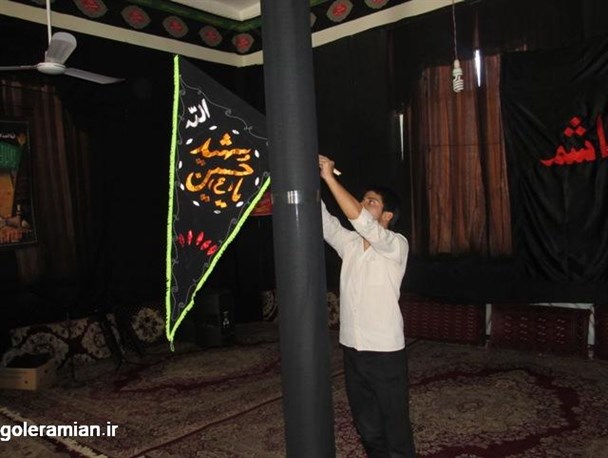 جوانان رامیانی سیاه پوش جوانان بنی هاشم شدند/تصاویر