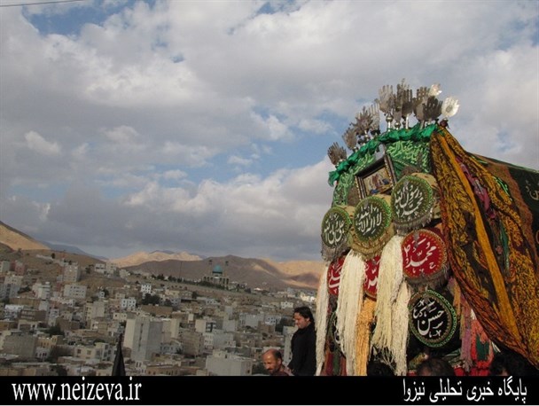 شور عزاداری حسینی در مهدیشهر+تصویری
