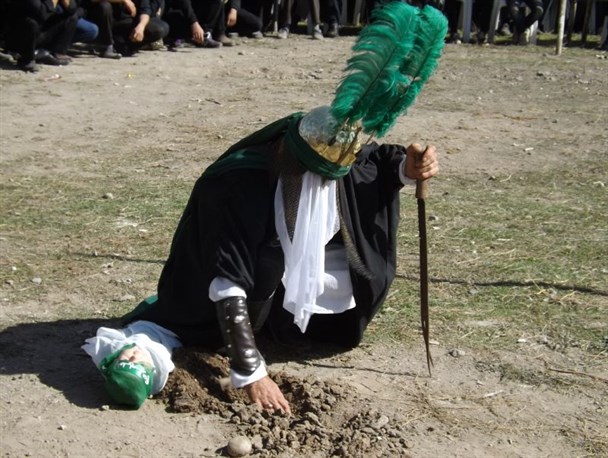 برگزاری مراسم شبیه خوانی در سراب و روستاهای اطراف