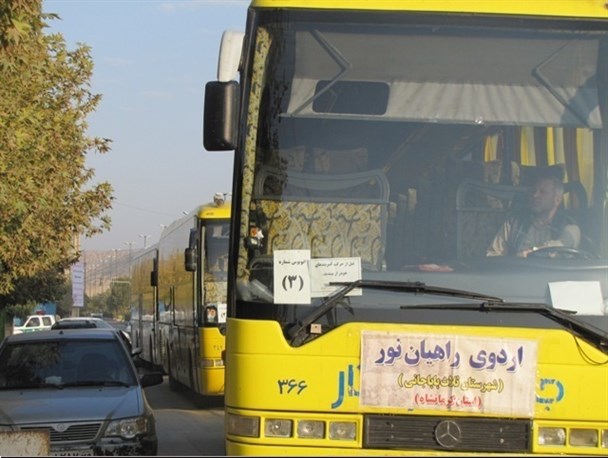 160 دانش آموز دختر به مناطق عملیاتی غرب کشور اعزام شدند