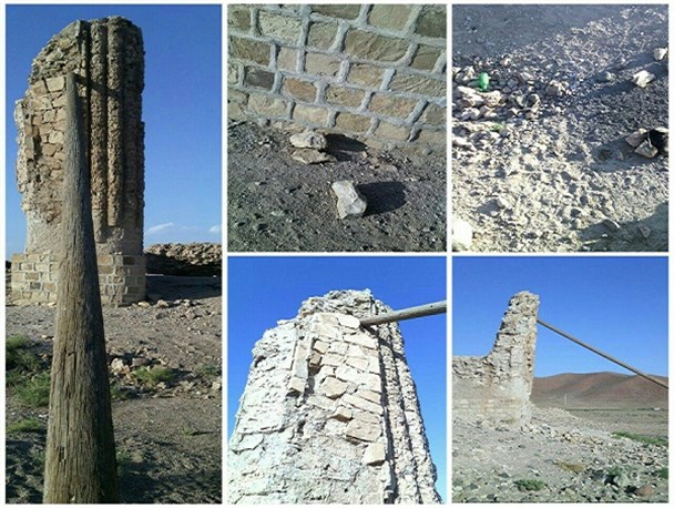 پایه ستونهای شهر تاریخی راونیز در حال ریزش است