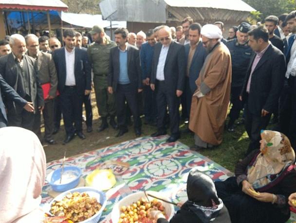 افتتاح طرح اشتغال روستایی در روستای بدون بیکار رودبار+تصاویر