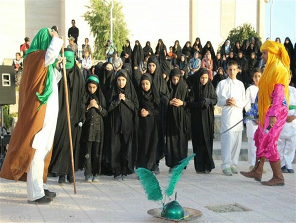 مراسم خطبه خوانی حضرت زینب (س) در بیضا برگزارشد