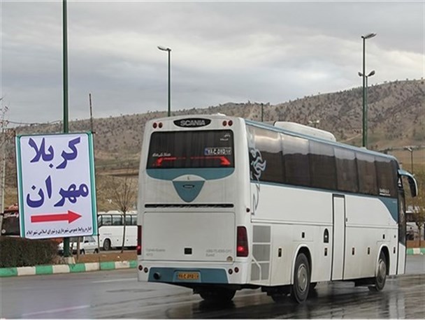 ۴۰ دستگاه اتوبوس آماده جابجایی زائران اربعین حسینی به مرز مهران است