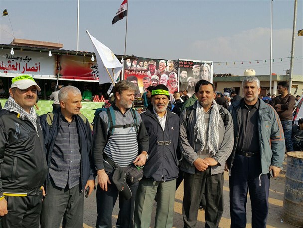 عکسهای ارسالی شهروندان انزلیچی از کاروان پیاده اربعین در عراق