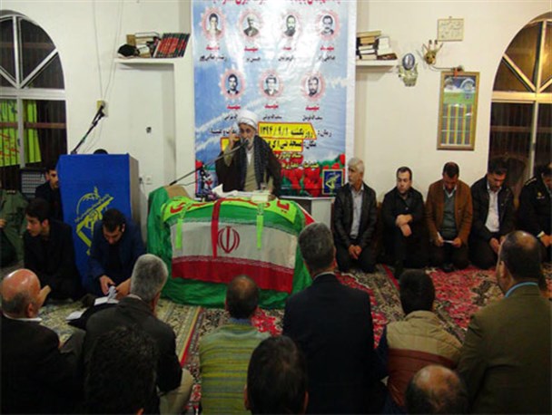 یادوراه هفت شهید والامقام روستاهای صیقل سرا، پیش محله و سنگده بالا و آبیار برگزار شد