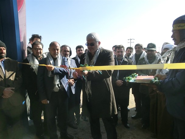کارخانه تولید جداول بتونی در تایباد افتتاح شد