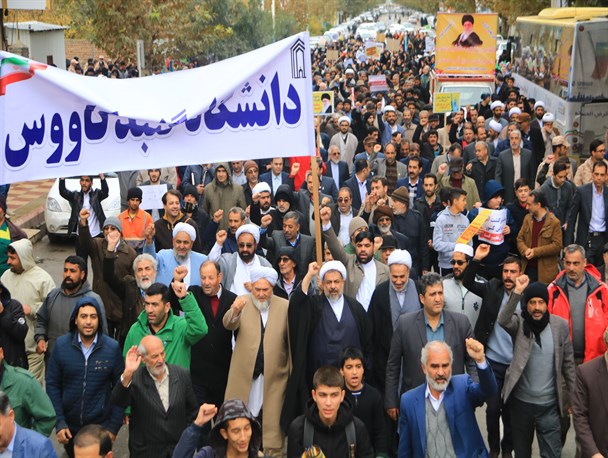 اجتماع بزرگ گنبدی ها در دفاع از اقتدار ایران اسلامی