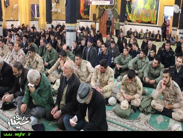 مراسم عزاداری امام رضا(ع) در گرمی برگزار شد