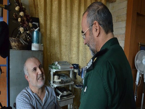 بازدید معاون هماهنگ کننده سپاه از آسایشگاه جانبازان نخاعی