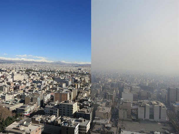 هوای تهران یهویی پاک شد