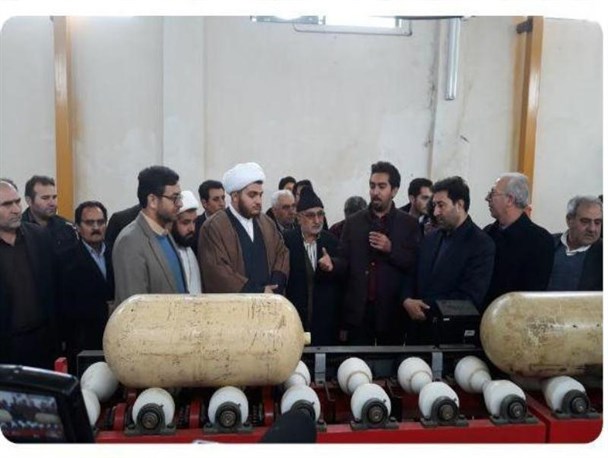 اولین مرکز تست هیدروستاتیک مخازن CNG در پارس آباد راه اندازی شد+عکس