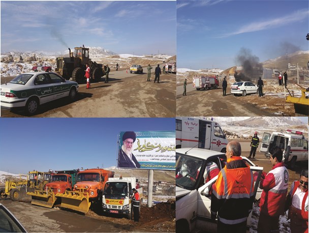 آمادگی امداد و خدمت فصل سرما در محورهای استان مرکزی