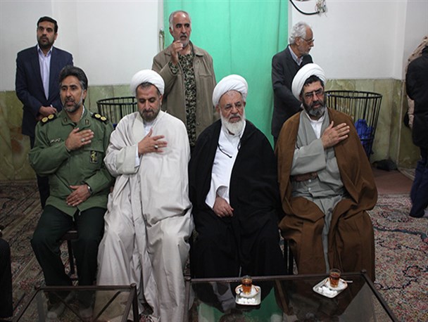 مراسم سالگرد تدفین شهدای گمنام حسینیه امیرچقماق یزد