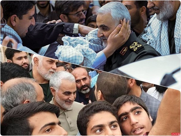 تواضع شهید سلیمانی در مقابل مردم او را سردار دلها کرد