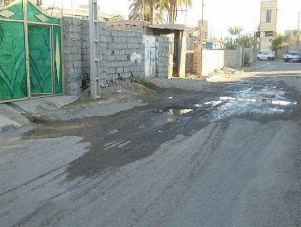 رها سازی فاضلاب های خانگی در معابر شهر ریگان