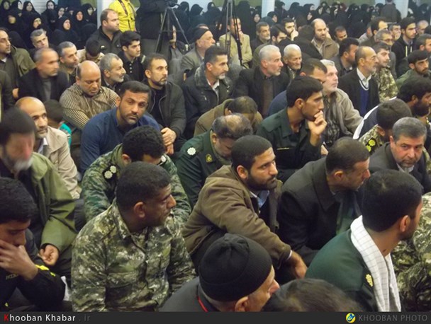 مراسم اربعین شهید حبیب روحی در قاب تصاویر