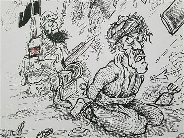 کاریکاتور/ بلایی که داعش سر کُردها آورد