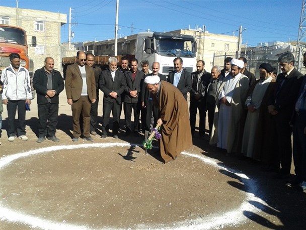 کلنگ مسجد خیرساز شهرک مهر بوانات زمین خورد + تصاویر