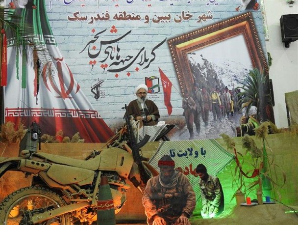 یادواره شهدای ۱۰۱ شهید و ۶ شهید گمنام و مدافع حرم خان ببین و فندرسک+ تصاویر