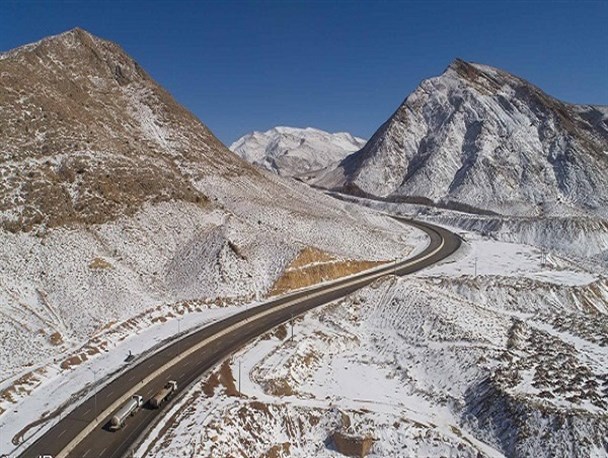 بارش برف زمستانی در استان یزد به روایت تصویر
