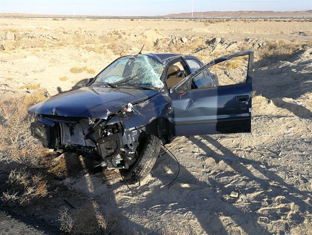 واژگونی سمند در میامی 2 مصدوم برجای گذاشت + تصاویر