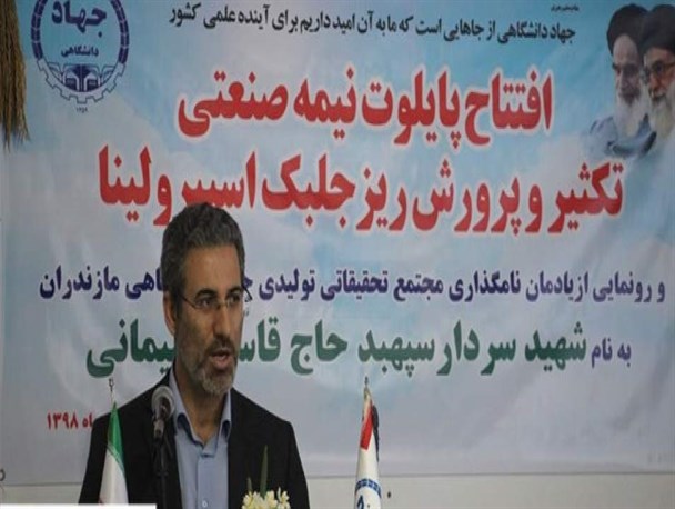طرح تولیدی نیمه‌صنعتی «جلبک اسپیرولینا» در جویبار افتتاح شد