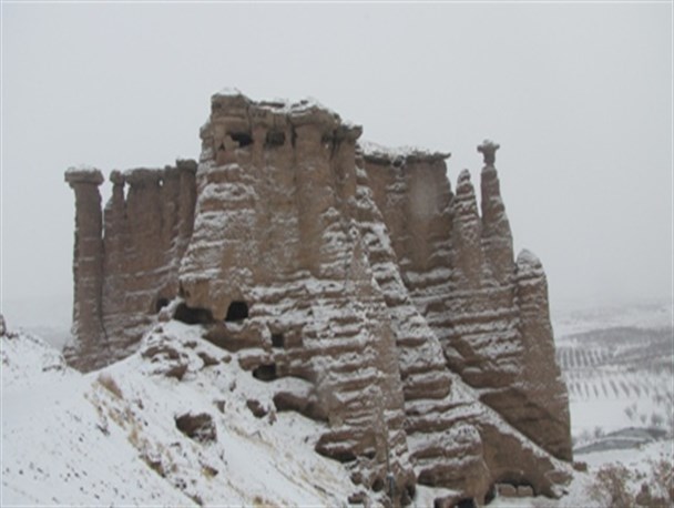 ماهنشان بالاخره بابرف زمستانی سفیدپوش شد