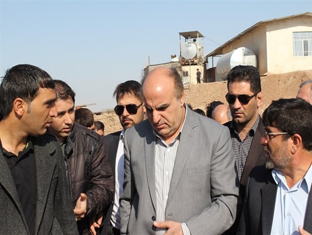 استاندار کرمانشاه از شهرستان قصرشیرین بازدید کرد+تصاویر