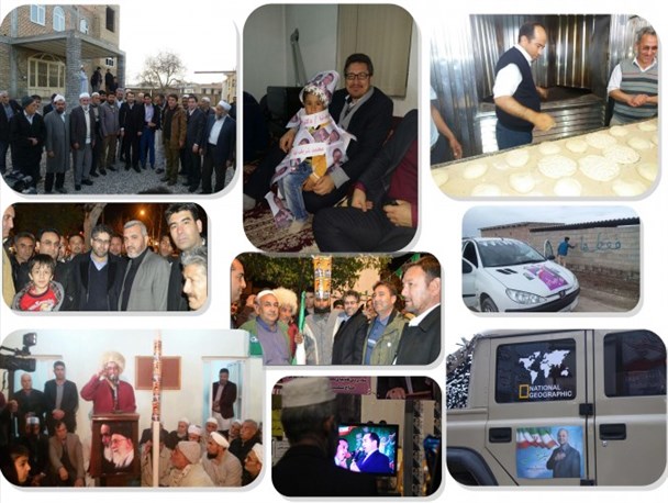از نان پختن یک کاندیدا تا بی رنگی انصراف در میان رنگ های پوستر های تبلیغاتی + تصاویر