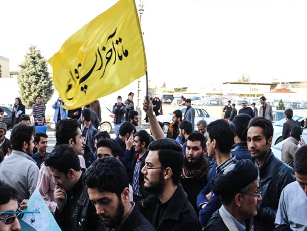 لغو سخنرانی حسن عباسی در دانشگاه آزاد مشهد+تصاویر