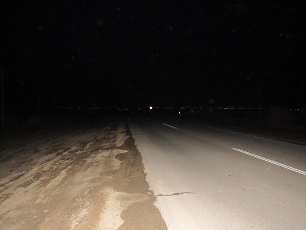 خاموشی محض جاده روستای اعلاء در انتظار روشنایی+تصویر