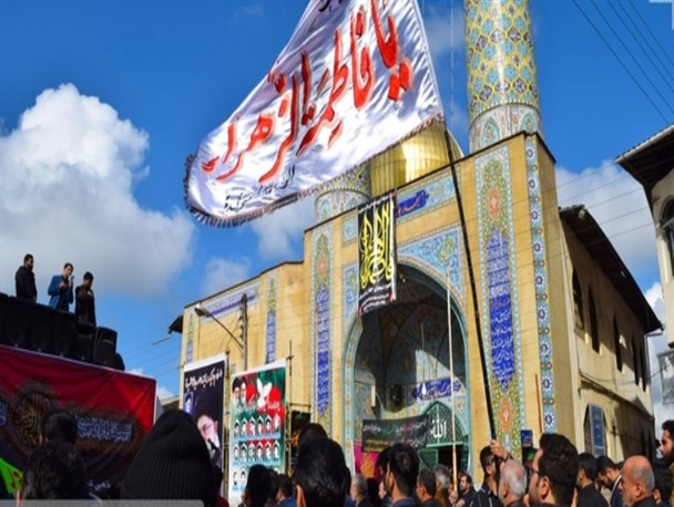 تجمع عزاداران فاطمی در جویبار
