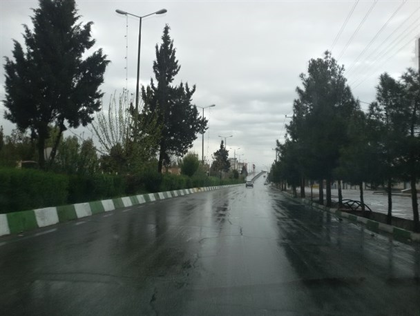 بارش اولین باران بهاری هوای سمنان را بهاری کرد+تصویر