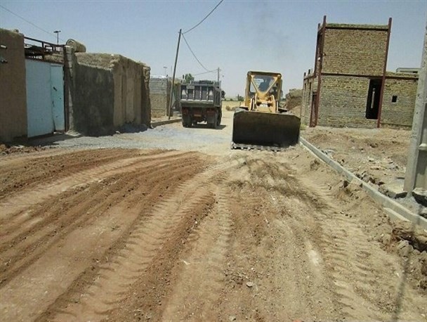 آسفالت ۱۵ هزار مترمربع از معابر روستایی در خنداب