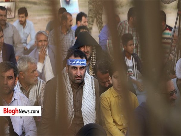 اولین سالگرد تدفین ۲ شهید گمنام در هفت تپه